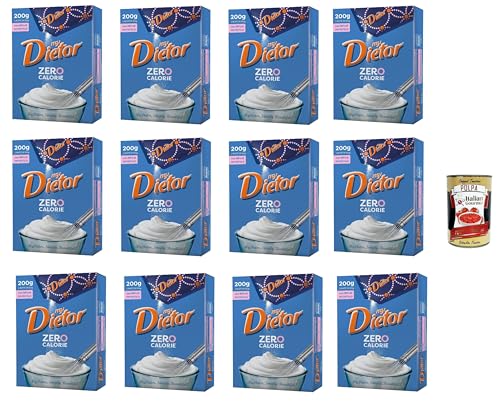 Dietor, my Dietor Zero Calorie, Natürlicher Süßstoff 0 kcal, Glutenfrei, gluten free, Ohne Aspartam, in Pulverform 12x 200g + Italian Gourmet polpa 400g Dietor, my Dietor Zero Calorie, Natürlicher Süßstoff 0 kcal, Glutenfrei, gluten free, Ohne Aspartam, in Pulverform 12x 200g + Italian Gourmet polpa 400g von Italian Gourmet E.R.