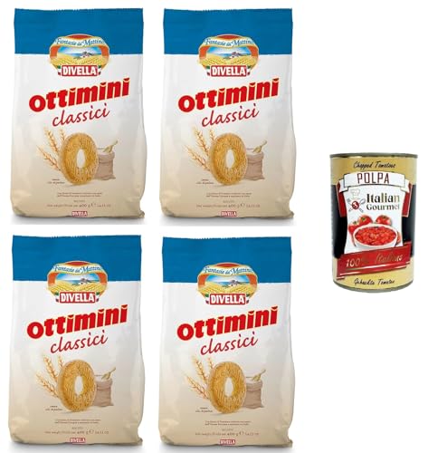 Divella Biscotti Ottimini Classici Klassische Optimini-Kekse 4x400gr +Italian Gourmet polpa 400g Divella Biscotti Ottimini Classici Klassische Optimini-Kekse 4x400gr +Italian Gourmet polpa 400g von Italian Gourmet E.R.