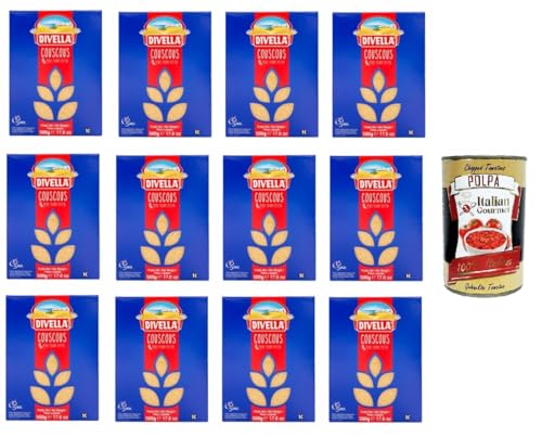 Divella Cous Cous - 12x 500 gr+ Italian Gourmet polpa 400g Divella Cous Cous - 12x 500 gr+ Italian Gourmet polpa 400g von Italian Gourmet E.R.