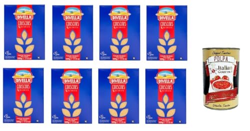 Divella Cous Cous - 8x 500 gr+ Italian Gourmet polpa 400g Divella Cous Cous - 8x 500 gr+ Italian Gourmet polpa 400g von Italian Gourmet E.R.