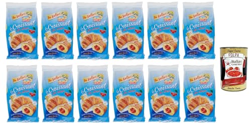 Divella Croissant alla Ciliegia, Croissants mit Kirschfüllung , 12x 270g Packung, Jede Packung enthält 6 Croissants + Italian Gourmet polpa 400g Divella Croissant alla Ciliegia, Croissants mit Kirschfüllung , 12x 270g Packung, Jede Packung enthält 6 Croissants + Italian Gourmet polpa 400g von Italian Gourmet E.R.