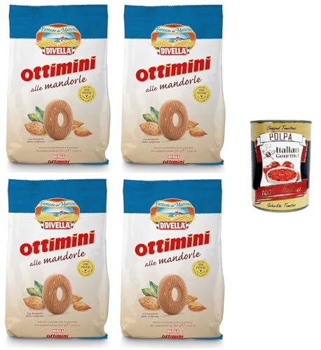 Divella Ottimini alle Mandorle mit Mandeln 4x350gr +Italian Gourmet polpa 400g Divella Ottimini alle Mandorle mit Mandeln 4x350gr +Italian Gourmet polpa 400g von Italian Gourmet E.R.