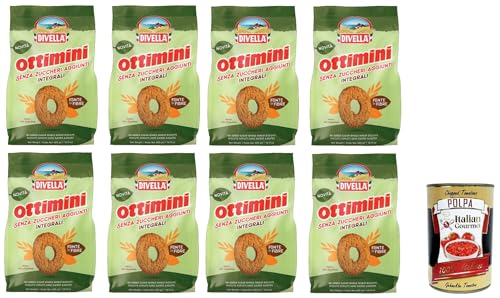 Divella Ottimini integrali senza zuccheri aggiunti Kekse Vollkorn ohne Zuckerzusatz 8x400gr + Italian Gourmet polpa 400g Divella Ottimini integrali senza zuccheri aggiunti Kekse Vollkorn ohne Zuckerzusatz 8x400gr + Italian Gourmet polpa 400g von Italian Gourmet E.R.