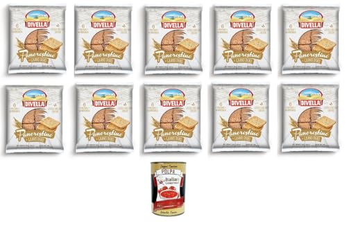 Divella Pancrostino al Grano Duro Pancrostini aus Hartweizen 10x 250gr + Italian Gourmet polpa 400g Divella Pancrostino al Grano Duro Pancrostini aus Hartweizen 10x 250gr + Italian Gourmet polpa 400g von Italian Gourmet E.R.