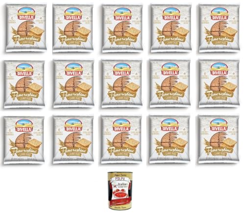 Divella Pancrostino al Grano Duro Pancrostini aus Hartweizen 15x 250gr + Italian Gourmet polpa 400g Divella Pancrostino al Grano Duro Pancrostini aus Hartweizen 15x 250gr + Italian Gourmet polpa 400g von Italian Gourmet E.R.