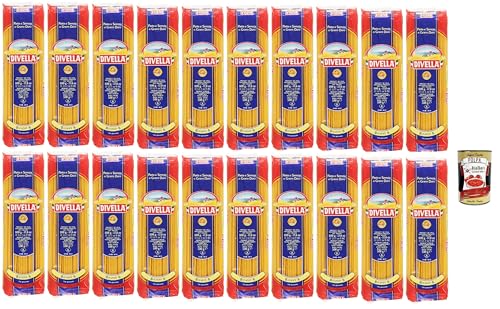 Divella Pasta 100% Italienisch Bucatini N° 6, Nudeln aus Hartweizengrieß, Kochen 7 Minuten 20x 500g + Italian Gourmet polpa 400g Divella Pasta 100% Italienisch Bucatini N° 6, Nudeln aus Hartweizengrieß, Kochen 7 Minuten 20x 500g + Italian Gourmet polpa 400g von Italian Gourmet E.R.