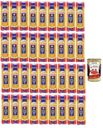 Divella Pasta 100% Italienisch Bucatini N° 6, Nudeln aus Hartweizengrieß, Kochen 7 Minuten 36x 500g + Italian Gourmet polpa 400g Divella Pasta 100% Italienisch Bucatini N° 6, Nudeln aus Hartweizengrieß, Kochen 7 Minuten 36x 500g + Italian Gourmet polpa 400g von Italian Gourmet E.R.