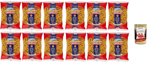 Divella Pasta 100% Italienisch Cannerozzetti 24, Nudeln aus Hartweizengrieß, Kochen 10 Minuten 12x 500g + Italian Gourmet polpa 400g Divella Pasta 100% Italienisch Cannerozzetti 24, Nudeln aus Hartweizengrieß, Kochen 10 Minuten 12x 500g + Italian Gourmet polpa 400g von Italian Gourmet E.R.