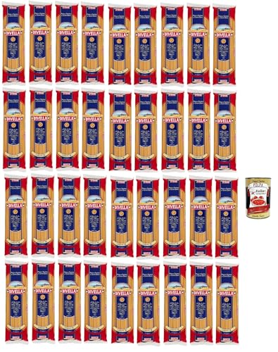 Divella Pasta 100% Italienisch Linguine N° 14, Nudeln aus Hartweizengrieß, Kochen 8 Minuten 36x 500g + Italian Gourmet polpa 400g Divella Pasta 100% Italienisch Linguine N° 14, Nudeln aus Hartweizengrieß, Kochen 8 Minuten 36x 500g + Italian Gourmet polpa 400g von Italian Gourmet E.R.