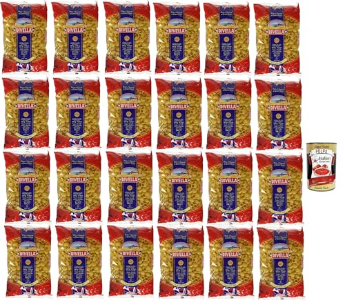 Divella Pasta 100% Italienisch Lumache 50, Nudeln aus Hartweizengrieß, Kochen 8 Minuten 24x 500g + Italian Gourmet polpa 400g Divella Pasta 100% Italienisch Lumache 50, Nudeln aus Hartweizengrieß, Kochen 8 Minuten 24x 500g + Italian Gourmet polpa 400g von Italian Gourmet E.R.