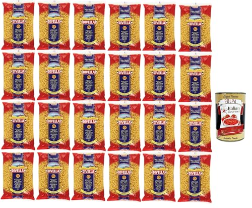 Divella Pasta 100% Italienisch Lumachine 52, Nudeln aus Hartweizengrieß, Kochen 7 Minuten 24x 500g + Italian Gourmet polpa 400g Divella Pasta 100% Italienisch Lumachine 52, Nudeln aus Hartweizengrieß, Kochen 7 Minuten 24x 500g + Italian Gourmet polpa 400g von Italian Gourmet E.R.