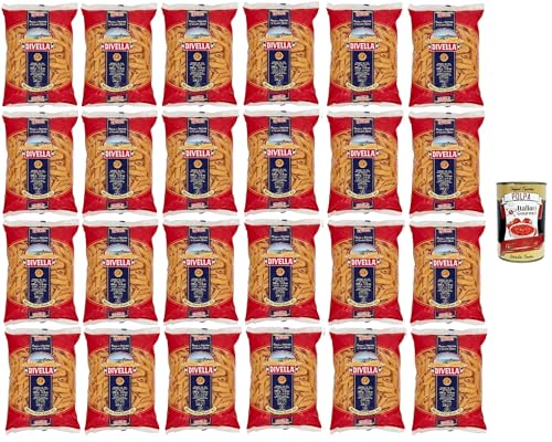 Divella Pasta 100% Italienisch Mezze penne rigate 42, Nudeln aus Hartweizengrieß, Kochen 11 Minuten 24x 500g + Italian Gourmet polpa 400g Divella Pasta 100% Italienisch Mezze penne rigate 42, Nudeln aus Hartweizengrieß, Kochen 11 Minuten 24x 500g + Italian Gourmet polpa 400g von Italian Gourmet E.R.