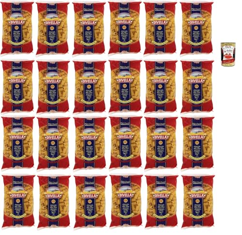 Divella Pasta 100% Italienisch Mezzi Occhi di Lupo N° 20, Nudeln aus Hartweizengrieß, Kochen 11 Minuten 24x 500g + Italian Gourmet polpa 400g Divella Pasta 100% Italienisch Mezzi Occhi di Lupo N° 20, Nudeln aus Hartweizengrieß, Kochen 11 Minuten 24x 500g + Italian Gourmet polpa 400g von Italian Gourmet E.R.