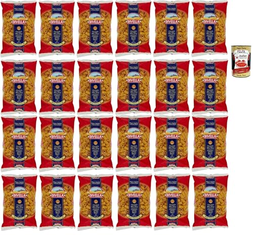 Divella Pasta 100% Italienisch Mezzi Rigatoni N° 18, Nudeln aus Hartweizengrieß, Kochen 9 Minuten 24x 500g + Italian Gourmet polpa 400g Divella Pasta 100% Italienisch Mezzi Rigatoni N° 18, Nudeln aus Hartweizengrieß, Kochen 9 Minuten 24x 500g + Italian Gourmet polpa 400g von Italian Gourmet E.R.