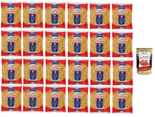 Divella Pasta 100% Italienisch Pasta Mista 41, Nudeln aus Hartweizengrieß, Kochen 7 Minuten 24x 500g + Italian Gourmet polpa 400g Divella Pasta 100% Italienisch Pasta Mista 41, Nudeln aus Hartweizengrieß, Kochen 7 Minuten 24x 500g + Italian Gourmet polpa 400g von Italian Gourmet E.R.