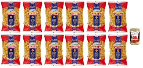 Divella Pasta 100% Italienisch Penne Candela 29, Nudeln aus Hartweizengrieß, Kochen 11 Minuten 12x 500g + Italian Gourmet polpa 400g Divella Pasta 100% Italienisch Penne Candela 29, Nudeln aus Hartweizengrieß, Kochen 11 Minuten 12x 500g + Italian Gourmet polpa 400g von Italian Gourmet E.R.