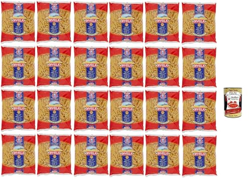 Divella Pasta 100% Italienisch Penne Mezzani Rigate 23, Nudeln aus Hartweizengrieß, Kochen 9 Minuten 24x 500g + Italian Gourmet polpa 400g Divella Pasta 100% Italienisch Penne Mezzani Rigate 23, Nudeln aus Hartweizengrieß, Kochen 9 Minuten 24x 500g + Italian Gourmet polpa 400g von Italian Gourmet E.R.