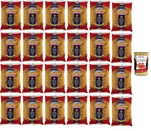 Divella Pasta 100% Italienisch Penne Zitoni 30, Nudeln aus Hartweizengrieß, Kochen 8 Minuten 24x 500g + Italian Gourmet polpa 400g Divella Pasta 100% Italienisch Penne Zitoni 30, Nudeln aus Hartweizengrieß, Kochen 8 Minuten 24x 500g + Italian Gourmet polpa 400g von Italian Gourmet E.R.