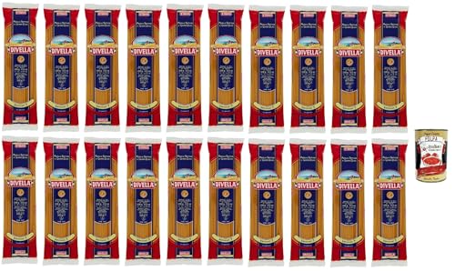Divella Pasta 100% Italienisch Vermicelli N° 7, Nudeln aus Hartweizengrieß, Kochen 9 Minuten 20x 500g + Italian Gourmet polpa 400g Divella Pasta 100% Italienisch Vermicelli N° 7, Nudeln aus Hartweizengrieß, Kochen 9 Minuten 20x 500g + Italian Gourmet polpa 400g von Italian Gourmet E.R.