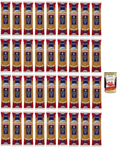 Divella Pasta 100% Italienisch Vermicelli N° 7, Nudeln aus Hartweizengrieß, Kochen 9 Minuten 36x 500g + Italian Gourmet polpa 400g Divella Pasta 100% Italienisch Vermicelli N° 7, Nudeln aus Hartweizengrieß, Kochen 9 Minuten 36x 500g + Italian Gourmet polpa 400g von Italian Gourmet E.R.