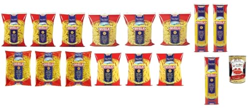 Divella Pasta Testpaket Spaghetti Ristorante - Elicoidali - Mista - Ditali - Penne Ziti Rigate,Italienische Nudeln aus Hartweizengrieß, 15x 500g + Italian Gourmet polpa 400g Divella Pasta Testpaket Spaghetti Ristorante - Elicoidali - Mista - Ditali - Penne Ziti Rigate,Italienische Nudeln aus Hartweizengrieß, 15x 500g + Italian Gourmet polpa 400g von Italian Gourmet E.R.