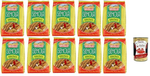 Divella Semola Rimacinata Hartweizenmehl für Pasta & Pizza 10x 1kg + Italian Gourmet polpa 400g Divella Semola Rimacinata Hartweizenmehl für Pasta & Pizza 10x 1kg + Italian Gourmet polpa 400g von Italian Gourmet E.R.