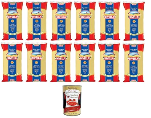 Divella Semola di Grano Duro Rimacinata Remilled Hartweizengrieß 12 x 500 g+ Italian Gourmet polpa 400g Divella Semola di Grano Duro Rimacinata Remilled Hartweizengrieß 12 x 500 g+ Italian Gourmet polpa 400g von Italian Gourmet E.R.