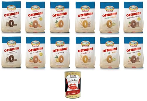 Divella Testpaket Ottimini, Haselnuss, Mandeln, Zitrone, Reis und Mais, Klassiker, Kakao mit Schokoladenstückchen 8x400gr 4x350gr +Italian Gourmet polpa 400g Divella Testpaket Ottimini, Haselnuss, Mandeln, Zitrone, Reis und Mais, Klassiker, Kakao mit Schokoladenstückchen 8x400gr 4x350gr +Italian Gourmet polpa 400g von Italian Gourmet E.R.
