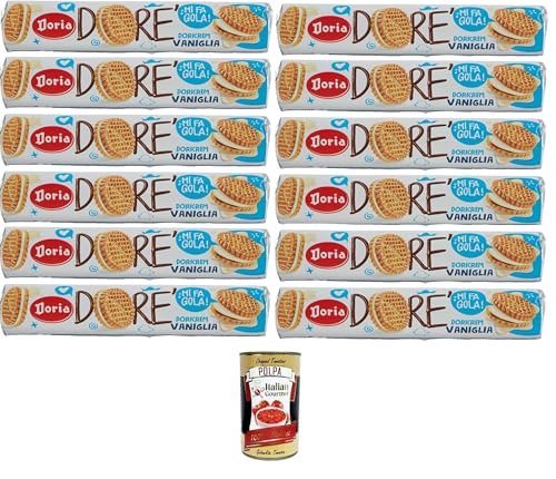 Doria - Dorè Doricrem Gusto Vaniglia Tubo Dorè Doricrem Vanillearoma Tube 12x150gr + Italian Gourmet polpa 400g Doria - Dorè Doricrem Gusto Vaniglia Tubo Dorè Doricrem Vanillearoma Tube 12x150gr + Italian Gourmet polpa 400g von Italian Gourmet E.R.