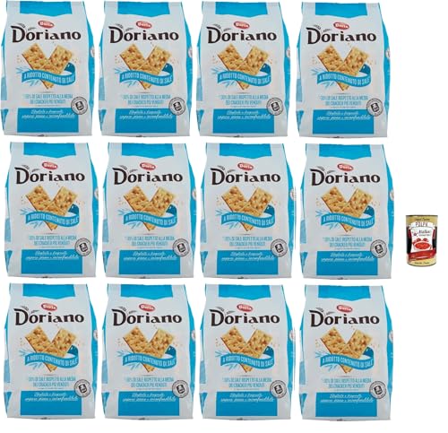 Doria Doriano Crackers a basso contenuto di sale, ohne Salzkörner Salzgebäck gesalzen kekse, 12x 700 g + Italian Gourmet polpa 400g Doria Doriano Crackers a basso contenuto di sale, ohne Salzkörner Salzgebäck gesalzen kekse, 12x 700 g + Italian Gourmet polpa 400g von Italian Gourmet E.R.