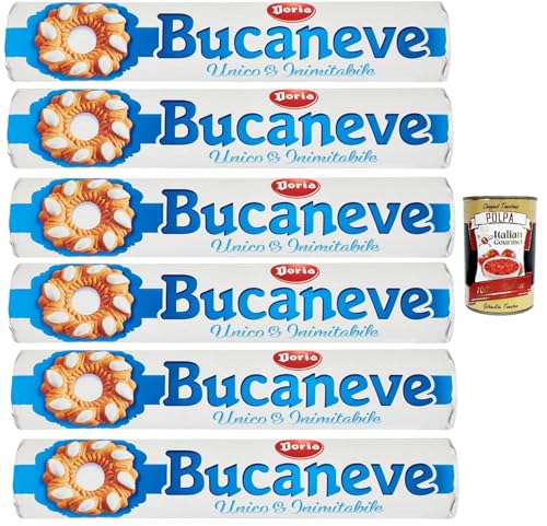Doria Kekse Bucaneve Butterkeks kekse mit Zucker 6x 200g cookies biscuits snack + Italian Gourmet polpa 400g Doria Kekse Bucaneve Butterkeks kekse mit Zucker 6x 200g cookies biscuits snack + Italian Gourmet polpa 400g von Italian Gourmet E.R.