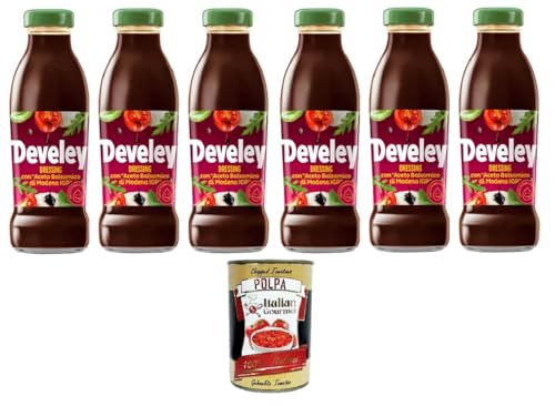 Dressing-Sauce-Dressing mit Balsamico-Essig aus Modena IGP 6x 230ml + Italian Gourmet polpa 400g Dressing-Sauce-Dressing mit Balsamico-Essig aus Modena IGP 6x 230ml + Italian Gourmet polpa 400g von Italian Gourmet E.R.