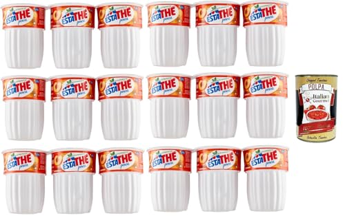 ESTATHE Eistee Pfirsich The' Pesca Einweg PET-Flasche 18x 20cl Tea The Erfrischungsgetränk, peach iced tea + Italian Gourmet polpa 400g ESTATHE Eistee Pfirsich The' Pesca Einweg PET-Flasche 18x 20cl Tea The Erfrischungsgetränk, peach iced tea + Italian Gourmet polpa 400g von Italian Gourmet E.R.