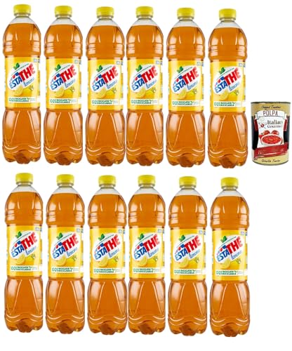 ESTATHE Eistee Zitrone, The' Limone Einweg PET-Flasche 12x 1,5l Tea The Erfrischungsgetränk, lemon iced tea + Italian Gourmet polpa 400g ESTATHE Eistee Zitrone, The' Limone Einweg PET-Flasche 12x 1,5l Tea The Erfrischungsgetränk, lemon iced tea + Italian Gourmet polpa 400g von Italian Gourmet E.R.