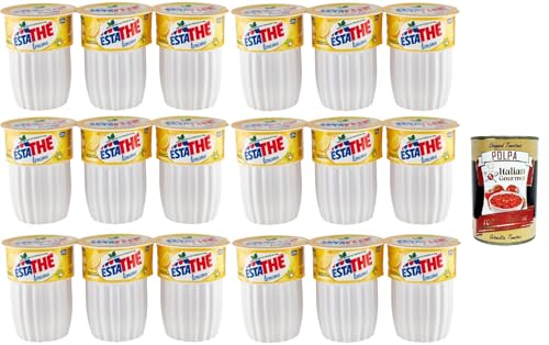 ESTATHE Eistee Zitrone, The' Limone Einweg PET-Flasche 18x 20cl Tea The Erfrischungsgetränk, lemon iced tea + Italian Gourmet polpa 400g ESTATHE Eistee Zitrone, The' Limone Einweg PET-Flasche 18x 20cl Tea The Erfrischungsgetränk, lemon iced tea + Italian Gourmet polpa 400g von Italian Gourmet E.R.