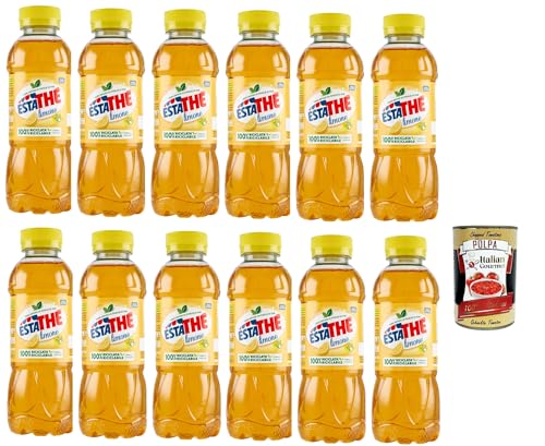 ESTATHE Eistee Zitrone, The' Limone Einweg PET-Flasche 24x 400ml Tea The Erfrischungsgetränk, lemon iced tea + Italian Gourmet polpa 400g ESTATHE Eistee Zitrone, The' Limone Einweg PET-Flasche 24x 400ml Tea The Erfrischungsgetränk, lemon iced tea + Italian Gourmet polpa 400g von Italian Gourmet E.R.