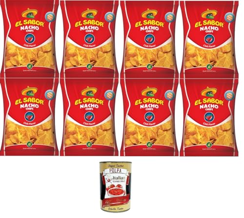 El Sabor- Nacho Chili Flavor Nacho-Chili-Geschmack 8x 100gr + Italian Gourmet polpa 400g El Sabor- Nacho Chili Flavor Nacho-Chili-Geschmack 8x 100gr + Italian Gourmet polpa 400g von Italian Gourmet E.R.