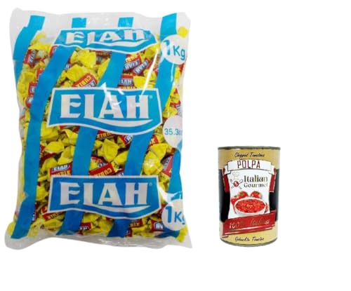 Elah Cubik Toffee La caramella classica Mou al latte, Die Italienisch Klassische Milch Mou Süßigkeiten, bonbons lollies, 1Kg + Italian Gourmet polpa 400g Elah Cubik Toffee La caramella classica Mou al latte, Die Italienisch Klassische Milch Mou Süßigkeiten, bonbons lollies, 1Kg + Italian Gourmet polpa 400g von Italian Gourmet E.R.