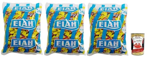 Elah Cubik Toffee La caramella classica Mou al latte, Die Italienisch Klassische Milch Mou Süßigkeiten, bonbons lollies, 3x 1Kg + Italian Gourmet polpa 400g Elah Cubik Toffee La caramella classica Mou al latte, Die Italienisch Klassische Milch Mou Süßigkeiten, bonbons lollies, 3x 1Kg + Italian Gourmet polpa 400g von Italian Gourmet E.R.