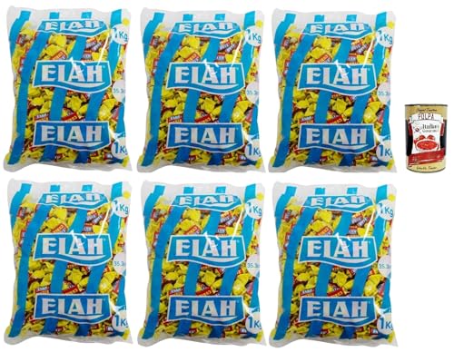 Elah Cubik Toffee La caramella classica Mou al latte, Die Italienisch Klassische Milch Mou Süßigkeiten, bonbons lollies, 6x 1Kg + Italian Gourmet polpa 400g Elah Cubik Toffee La caramella classica Mou al latte, Die Italienisch Klassische Milch Mou Süßigkeiten, bonbons lollies, 6x 1Kg + Italian Gourmet polpa 400g von Italian Gourmet E.R.