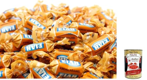 Elah Kremcaramel, Karamellgeschmack sweets, Creme caramel toffee Süßigkeiten, bonbons, lollies, 6x 1kg + Italian Gourmet polpa 400g Elah Kremcaramel, Karamellgeschmack sweets, Creme caramel toffee Süßigkeiten, bonbons, lollies, 6x 1kg + Italian Gourmet polpa 400g von Italian Gourmet E.R.