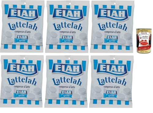 Elah caramelle Lattelah, Süßigkeiten Milchbonbons gefüllt mit Milch und Magerjoghurt 6x 100g + Italian Gourmet polpa 400g Elah caramelle Lattelah, Süßigkeiten Milchbonbons gefüllt mit Milch und Magerjoghurt 6x 100g + Italian Gourmet polpa 400g von Italian Gourmet E.R.