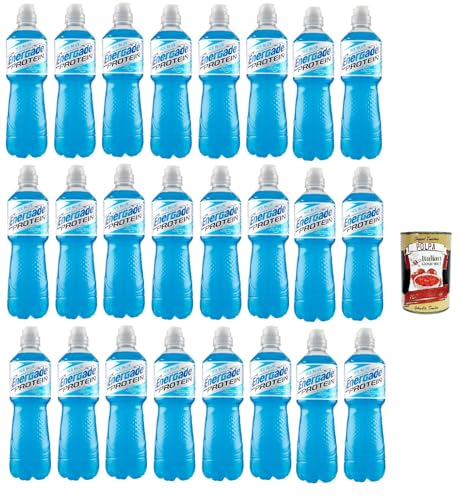 Energade Protein Ice Blue Flavour P&P, mit Noten von Himbeere und Brombeere, alkoholfreies Getränk mit Proteinen, Mineralsalzen und Zucker, 24x 750ml + Italian Gourmet polpa 400g Energade Protein Ice Blue Flavour P&P, mit Noten von Himbeere und Brombeere, alkoholfreies Getränk mit Proteinen, Mineralsalzen und Zucker, 24x 750ml + Italian Gourmet polpa 400g von Italian Gourmet E.R.