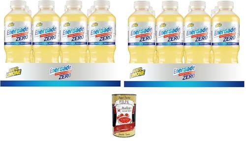 Energade ZERO LEMON Geschmack – durstlöschendes Sportergänzungsmittel, ohne Zuckerzusatz, 24 x 500 ml + Italian Gourmet polpa 400g Energade ZERO LEMON Geschmack – durstlöschendes Sportergänzungsmittel, ohne Zuckerzusatz, 24 x 500 ml + Italian Gourmet polpa 400g von Italian Gourmet E.R.