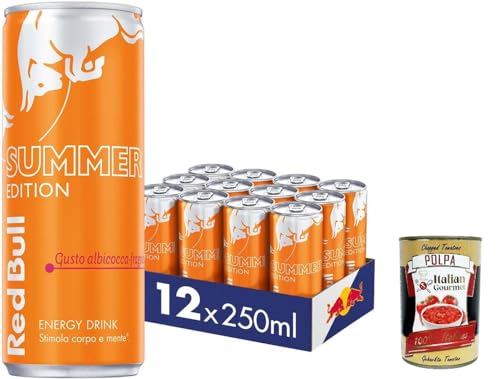 Energy Drink, Aprikosen-Erdbeer-Geschmack, 12 x 250 ml+ Italian Gourmet polpa 400g Energy Drink, Aprikosen-Erdbeer-Geschmack, 12 x 250 ml+ Italian Gourmet polpa 400g von Italian Gourmet E.R.