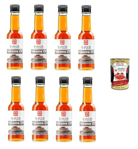 Enso Olio di Sesamo Sesamöl 8x150ml + Italian Gourmet Polpa di Pomodoro 400g Enso Olio di Sesamo Sesamöl 8x150ml + Italian Gourmet Polpa di Pomodoro 400g von Italian Gourmet E.R.