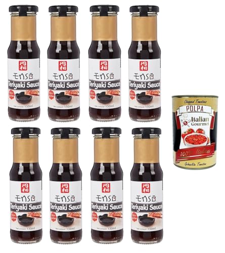 Enso Salsa Teriyaki Sauce cuisine 8x150ml + Italian Gourmet Polpa di Pomodoro 400g Enso Salsa Teriyaki Sauce cuisine 8x150ml + Italian Gourmet Polpa di Pomodoro 400g von Italian Gourmet E.R.