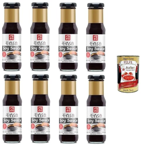 Enso Salsa di Soia Sojasauce 8x150 ml + Italian Gourmet Polpa di Pomodoro 400g Enso Salsa di Soia Sojasauce 8x150 ml + Italian Gourmet Polpa di Pomodoro 400g von Italian Gourmet E.R.