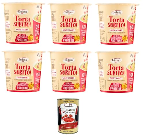 Eridania Torta Subito! Gusto Yogurt Joghurtgeschmack mit Preiselbeeren und Sonnenblumenkernen 6x60 g+ Italian Gourmet polpa 400gr Eridania Torta Subito! Gusto Yogurt Joghurtgeschmack mit Preiselbeeren und Sonnenblumenkernen 6x60 g+ Italian Gourmet polpa 400gr von Italian Gourmet E.R.