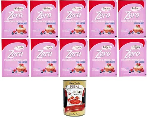 Eridania Zero Delicato Come lo Zucchero a Velo Zero Delicate Like Puderzucker 10x80 g+ Italian Gourmet polpa 400g Eridania Zero Delicato Come lo Zucchero a Velo Zero Delicate Like Puderzucker 10x80 g+ Italian Gourmet polpa 400g von Italian Gourmet E.R.